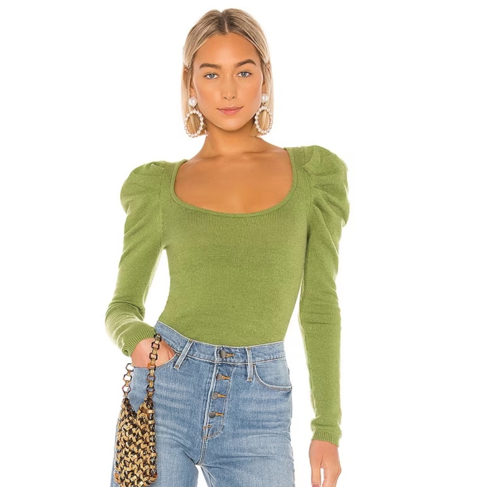 LPA Willow green sweater